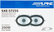 Alipne Electronics 2 Way 5 x 7 Speakers (200 Watts) by Alpine – Kunststoff, Neutral, Pack of 2, Model SXE-5725S