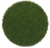 GreenSpace 18" Round Artificial Grass Sitting Spots in Set of by Joy Carpets – 1'6" (Round), Polyethylene (PE), Green