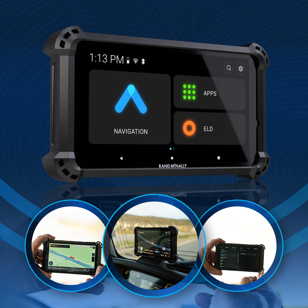 GPS Tablet by Rand McNally – 6 inch, Black, Model RANDTAB7