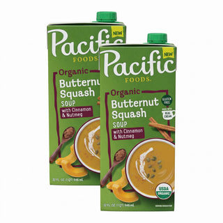 Organic Butternut Squash Soup With Cinnamon and Nutmeg by Pacific Foods – 32 Fl Oz (Pack of 2), Pack of 2, Model 0052603292146