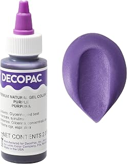 DecoPac Purple All-Natural Premium Gel Color 2oz