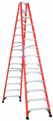 Louisville Ladder 14 feet / Red / Twin Front Step Ladders