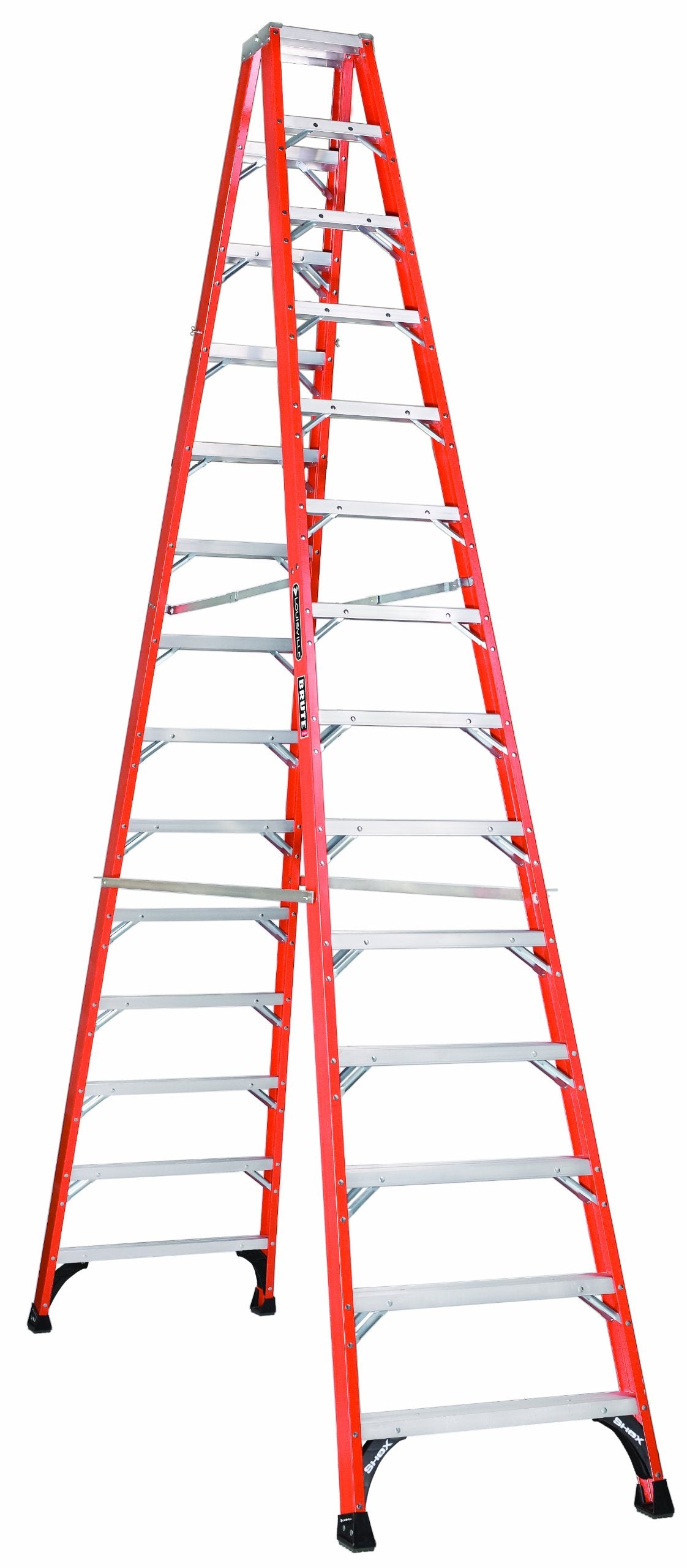 Louisville Ladder 14 feet / Red / Twin Front Step Ladders
