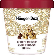 Häagen-Dazs Haagen-Dazs, Chocolate Chip Cookie Dough Ice Cream, 14 oz (Frozen)
