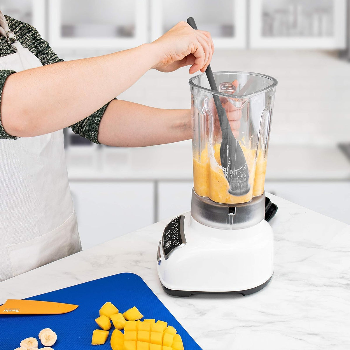 Spatula Blender Flexcore All Silicone Charcoal by Tovolo – 1 EA, Silicone, 1 Count, Model 81-23130