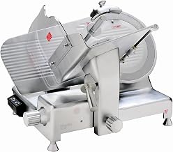 eurodib Commercial Meat Slicer, 14" Stainless Blade, Deli Slicer – HBS-350L | Belt drive, integrated blade sharpener, Perspex protector guard, waterproof shut-off, adjustable slice thickness