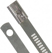 Thomas & Betts Thomas and Betts TYS12-470 Cable Tie, Multi-Lok Self Locking, Stainless Steel, 0.47" x 12", Metallic Gray