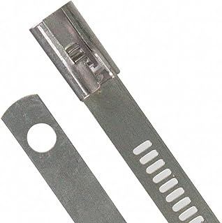 Thomas & Betts Thomas and Betts TYS12-470 Cable Tie, Multi-Lok Self Locking, Stainless Steel, 0.47" x 12", Metallic Gray