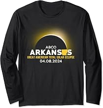 Abco, AR Arkansas Total Solar Eclipse 2024 Long Sleeve T-Shirt