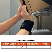 ProFlex 415 Neoprene Wrist Wrap Support by Ergodyne – One Size, Neoprene, Black, Model 72105
