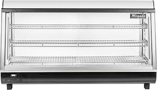 Migali C-HCT48-S 48" Wide Heated Counter-top Display Case, Straight Glass, Front & Rear Sliding Doors
