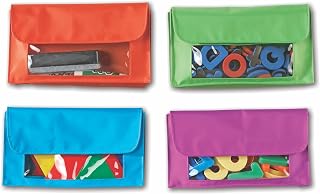 Learning Resources Magnetic Storage Pockets - Classroom Organization Planner, Homeschool Storage, Pencil and Pen Stationery Holder, Teacher Back to School Supplies , Gifts for Teachers