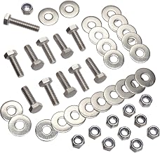 Global Industrial Replacement Hardware for Base for 72" & 96" Steel Bench with Back Rest