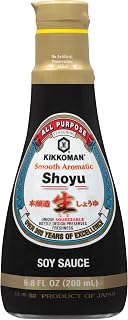 Kikkoman Smooth Aromatic Soy Sauce, 6.8 Fl Oz
