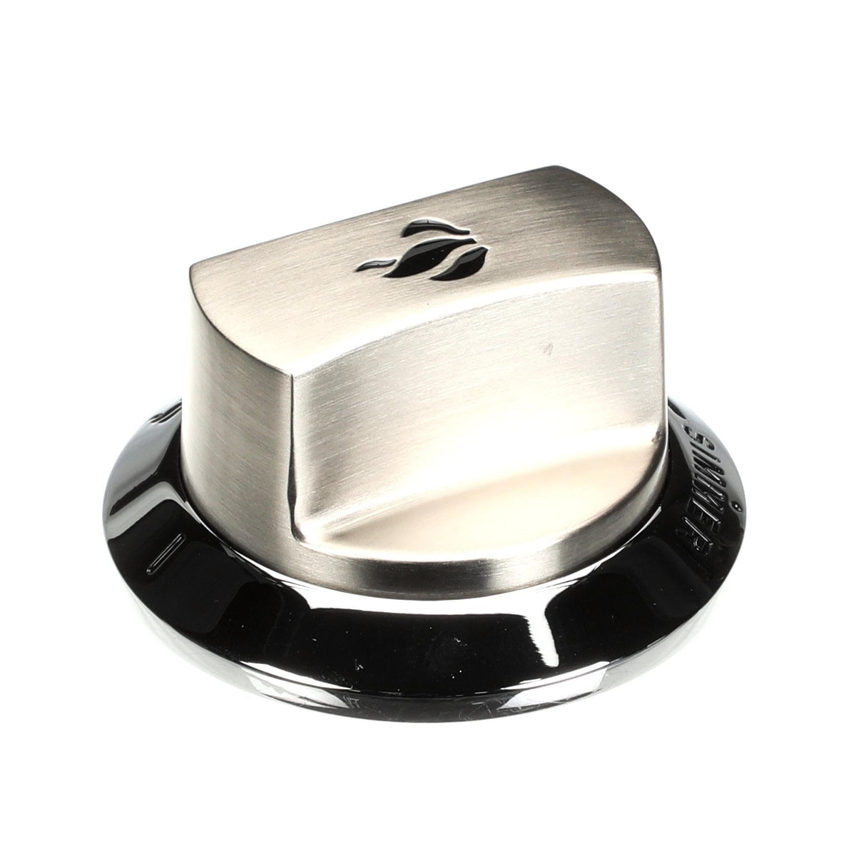 Knob, Burner Vlave Max-Simmer - Genuine OEM Replacement Part by American Range – Stainless Steel, Model R32314