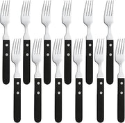 Amefa Black Pizza Steak - 12 steak forks