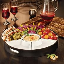 American Atelier You're Invited 6-Section Hostess Set withTray