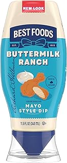 Best Foods Buttermilk Ranch Mayonnaise 11.5 oz, Chicken Dipping Sauce, 1PK