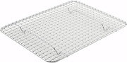 Winco Pan Grate, 8-Inch by 10-Inch,Chrome, Half Size | Baking support, Foodservice, Great for Steam Tables, Buffets and Food Preparation