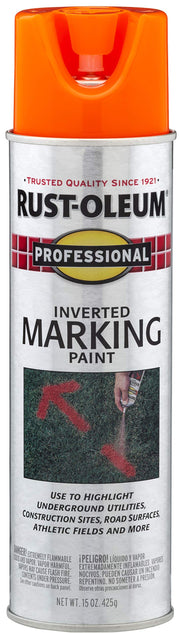 Rust-Oleum 15 Ounce (Pack of 1) / Fluorescent Orange / 1 Spray Paint