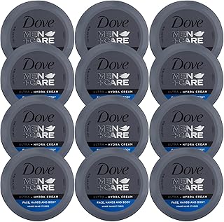 Men+Care 3-in-1 Ultra Hydra Cream for Dry Skin by Dove – 2.53 Fl Oz (Pack of 12), Pack of 12