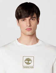 Men's Short Sleeve Stack Camo Tee by Timberland – Cotton, White