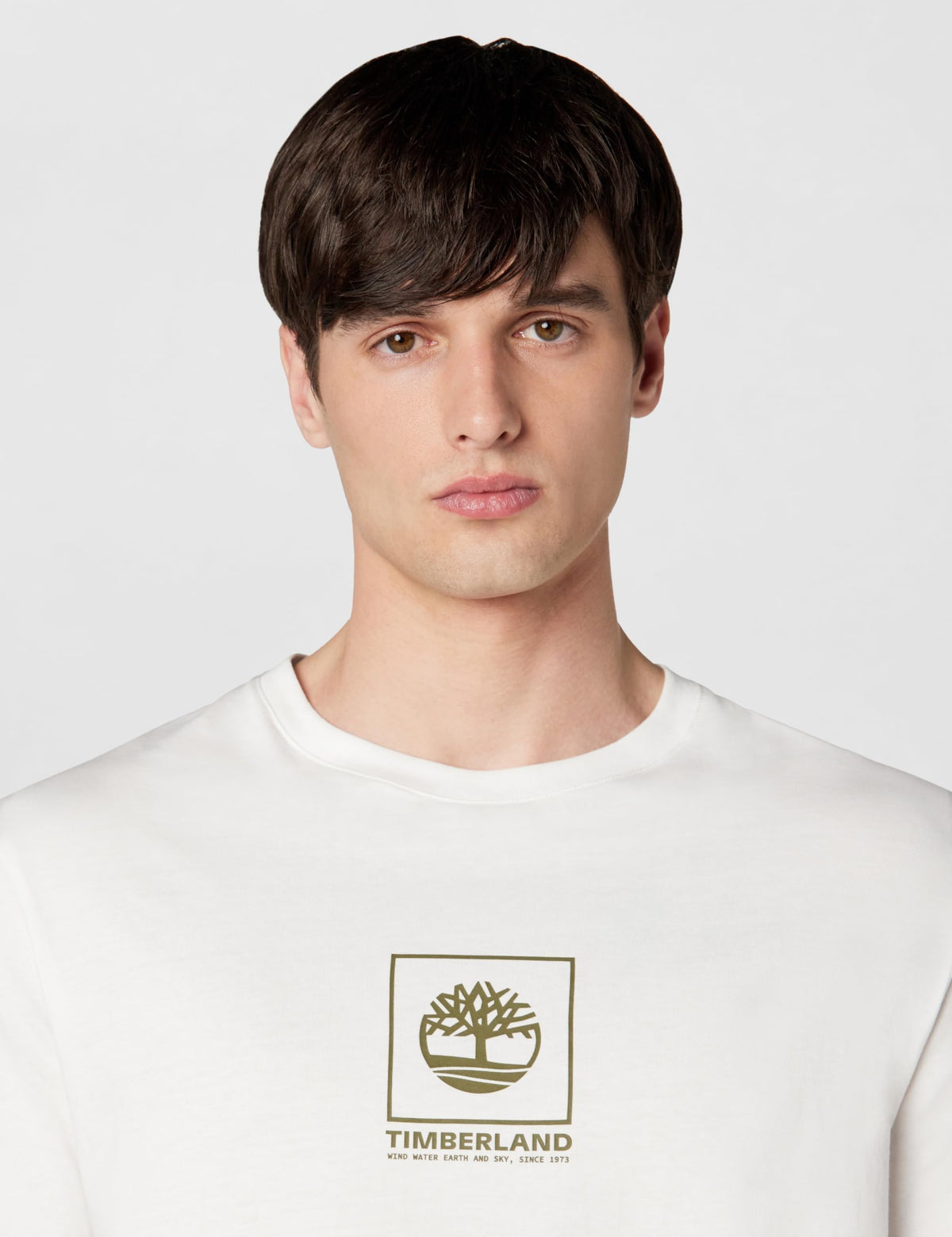 Men's Short Sleeve Stack Camo Tee by Timberland – Cotton, White