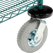 Utility Cart by Nexel – Steel, Green Epoxy, Model 1824N2G