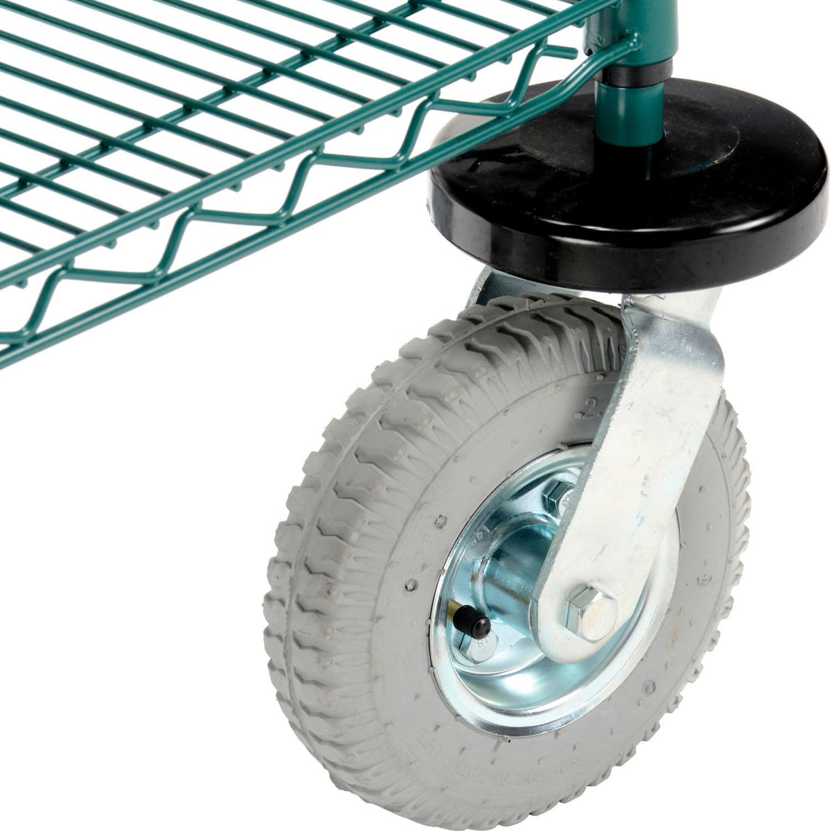 Utility Cart by Nexel – Steel, Green Epoxy, Model 1824N2G