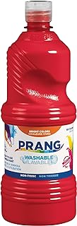 Prang Washable Tempera Paint, Red, 32 Oz., 1 Count