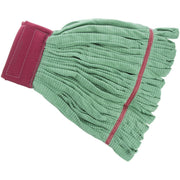 Microfiber Mop with 7" W Ribbed Band Green Set of by HUBERT – Pack of 3, Model AWM99LG7
