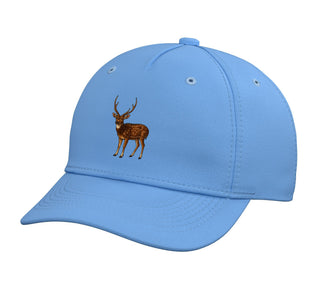Chital Axis Deer Adjustable Printed Baseball Hat by Chital Axis Deer Lovers Shop – Cotton, Light Blue