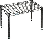 Nexel Black Epoxy Wire Dunnage Rack, 24" W x 14" D x 14" H
