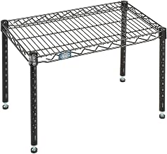 Nexel Black Epoxy Wire Dunnage Rack, 24" W x 14" D x 14" H