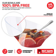 Stock Your Home 6 / Large / Clear Bowls