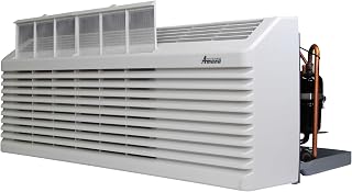 AMANA PTAC 15,000 BTU Air Conditioner Heat Pump PTH153J35AXXX with 3.5 kW Heater 20 Amp Plug | Through-the-Wall Heating & Cooling Perfect for Homes, Hotels & Apartments - 208-230V, PTH153J35AXXX