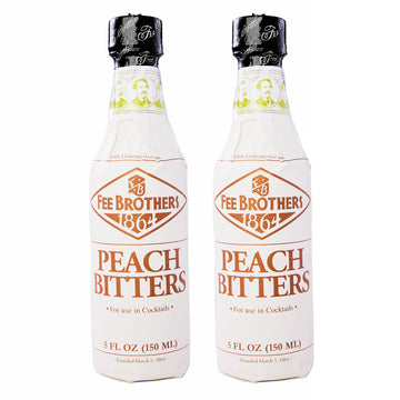 Peach Cocktail Bitters - 5 oz - 2 Pack by Fee Brothers – 5 Ounce (Pack of 2), Pack of 2, Model NQX-9MP-9MR