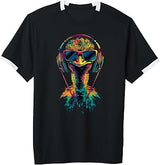 Ostrich Bird with Headphones Colorful Emu Music DJ Ostrich Adult & Youth Soccer Jersey