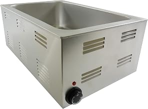 Thunder Group 3.5 QT well capacity, stainless steel food warmer, brushed finish, comes in each
