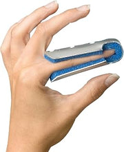 Medline Fold-Over Finger Cot Splint for Immobilization, 3.75", Size L, Count 12