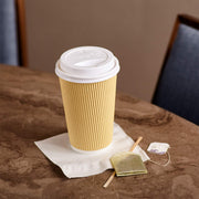 10-24 oz. Sipper Dome Lid - White (Case of 1000) by Karat – PP - Polystyrene, White, Model C-KDL516W-PP