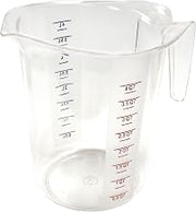 Winco Clear 4 qt Plastic Measuring Cup