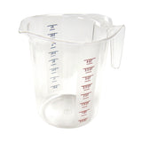 Clear 4 qt Plastic Measuring Cup by Winco – 4 Quart, 4.0 liters, Polycarbonate, Clear, Model PMCP-400