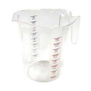 Winco 4 Quart / Clear / 4.0 liters Cups