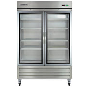 Commercial Reach-In Refrigerator for Freestanding Use by MAXX Cold – 49.0 cubic_feet, Metallic, Model MXCR-49GDHC
