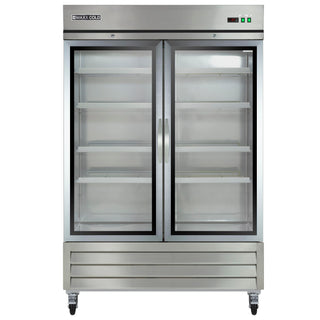 Commercial Reach-In Refrigerator for Freestanding Use by MAXX Cold – 49.0 cubic_feet, Metallic, Model MXCR-49GDHC