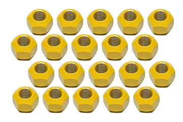 Lugnut 20pk 5/8-11 Steel Teflon Coated Double Ang by KLUHSMAN RACING PRODUCTS – Onesize, Alloy Steel, Yellow, Model KRC-8212T*