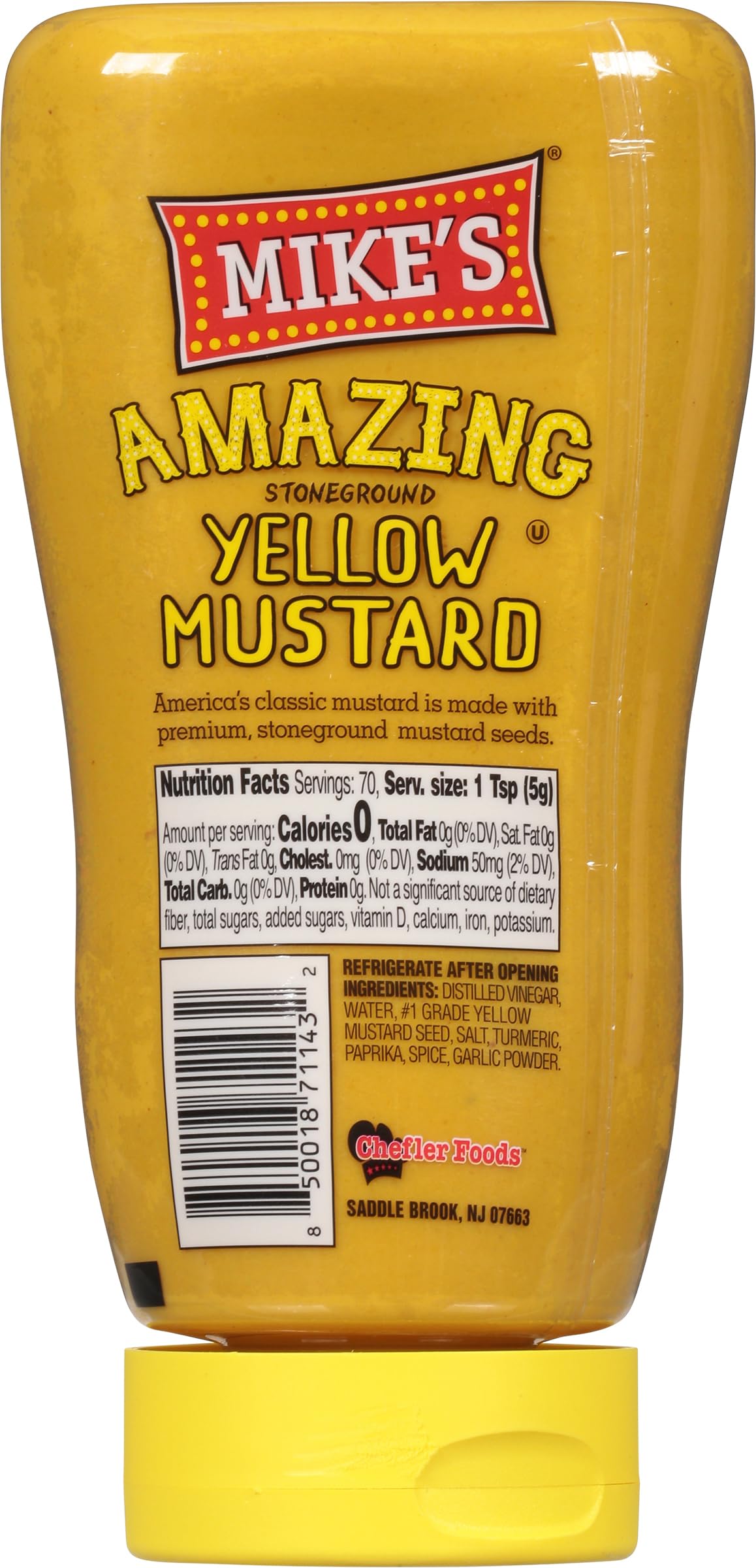 Yellow Mustard (12.5) by Mike's Amazing – 12.5 ounces, Model kehe-850018711432-1.67