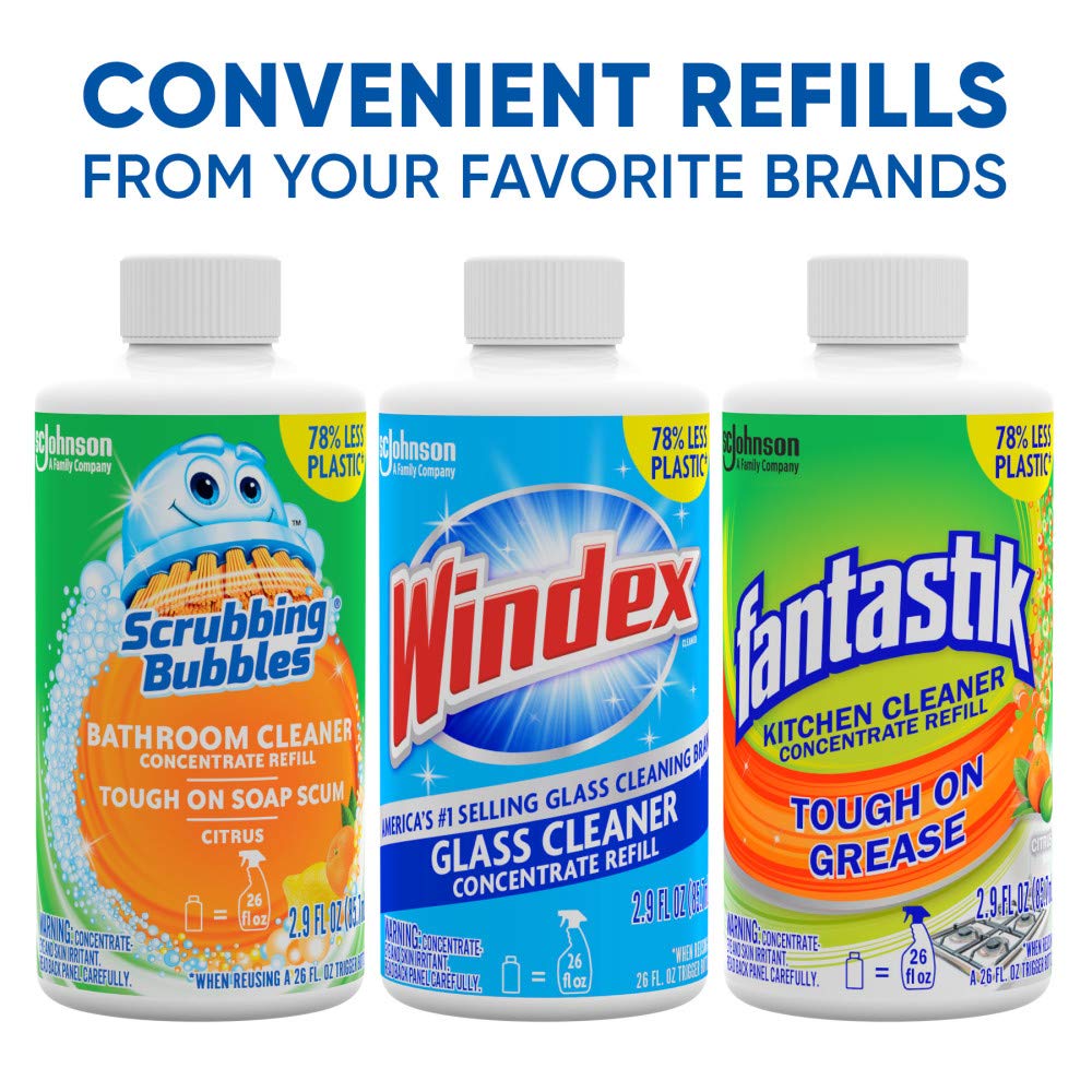 Glass Cleaner Concentrate by Windex – 2.9 Fl Oz (Pack of 2), Pack of 2, Model 316675