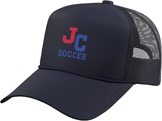 John Curtis Christian School Logo Soccer Trucker Hat with Adjustable Mesh Back